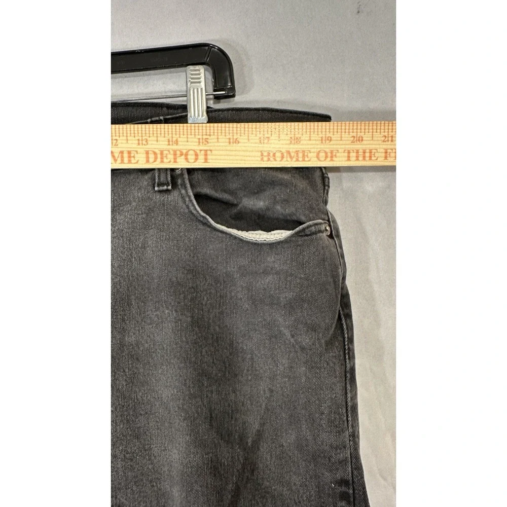 Levi's 501 Faded Black Jeans Men's Size 38x30 Stretch Tapered Jeans ‎ Distress